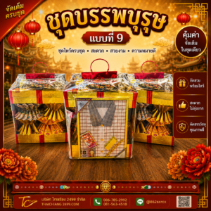 ชุดบรรพบุรุษ(ถุงใหญ่)(ลัง/6ชุด) แบบ9 ชาย/หญิง (รุ่นใหม่)