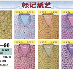 เสื้อเชิ๊ตถงนอก ชาย A1-90 (ลัง/60ชุด) (สั่งซื้อพิเศษยกลัง)